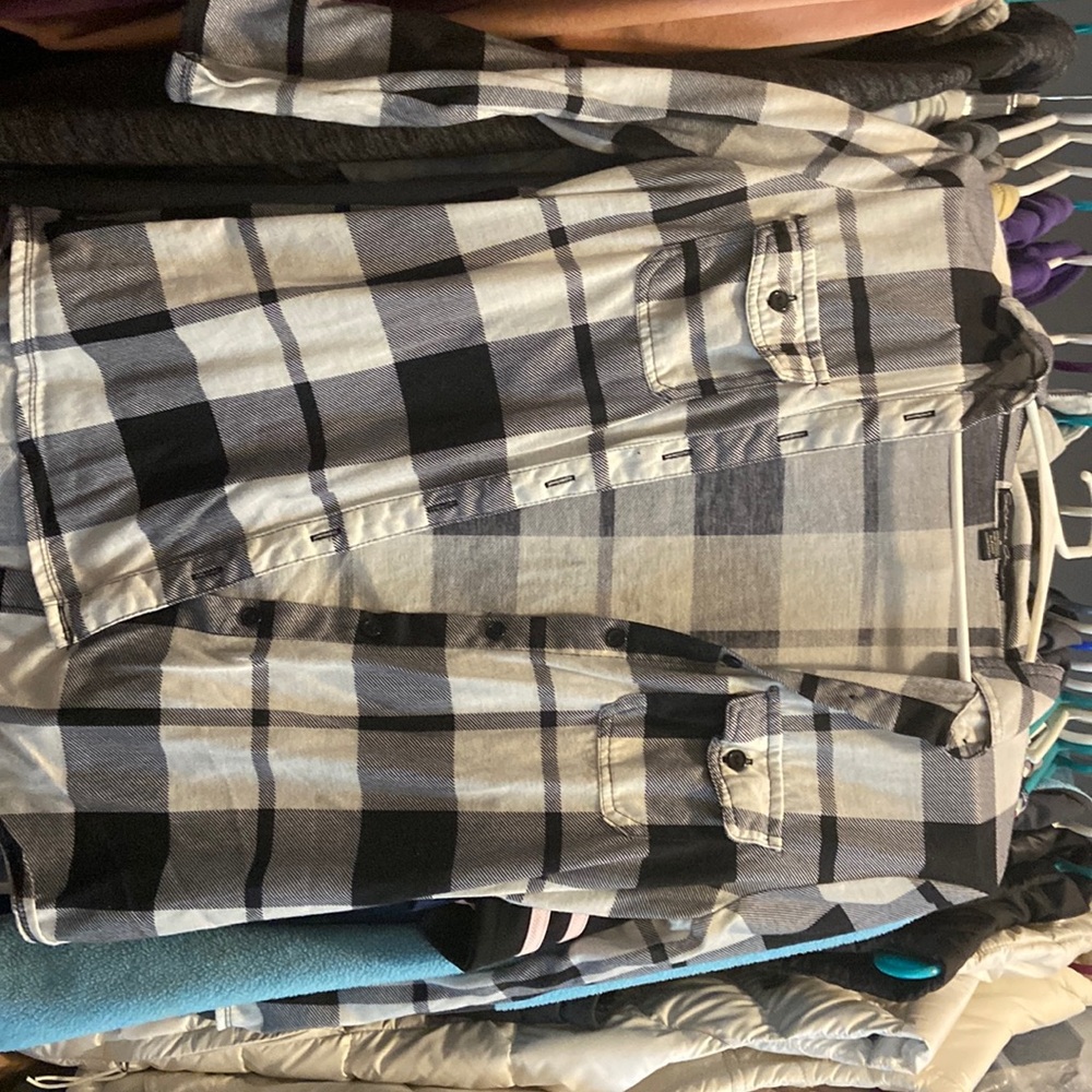Black and white flannel